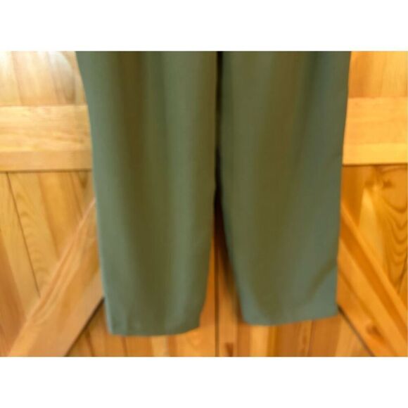 Altar'd State Womens High Waist  Paper Bag Pants Size Medium Army Green  (0968) - Picture 5 of 8